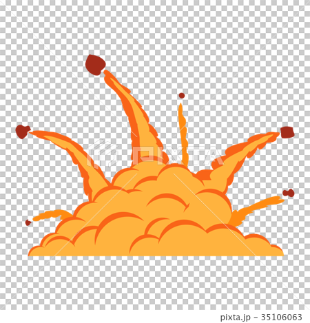 War explosion icon, cartoon style - Stock Illustration [35106063] - PIXTA