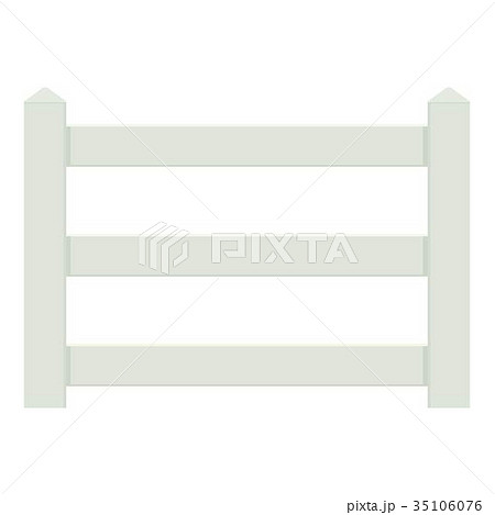 Low fence icon, cartoon style Low fence icon, cartoon style 35106076