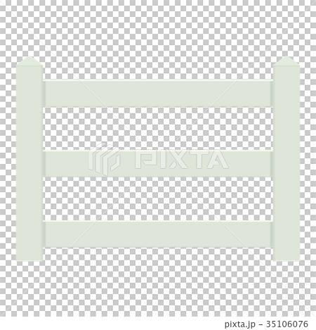 Low fence icon, cartoon style Low fence icon, cartoon style 35106076