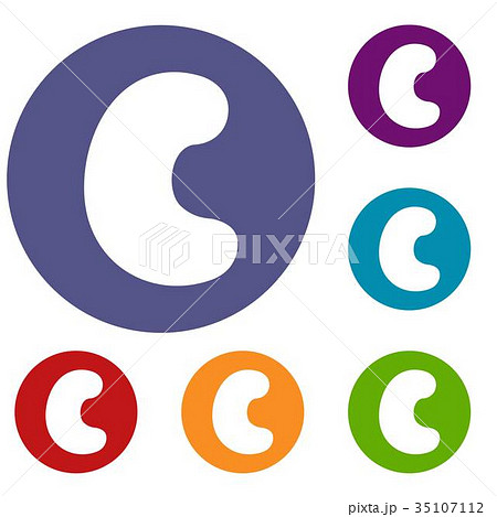 Cashew icons set 35107112