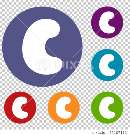 Cashew icons set 35107112