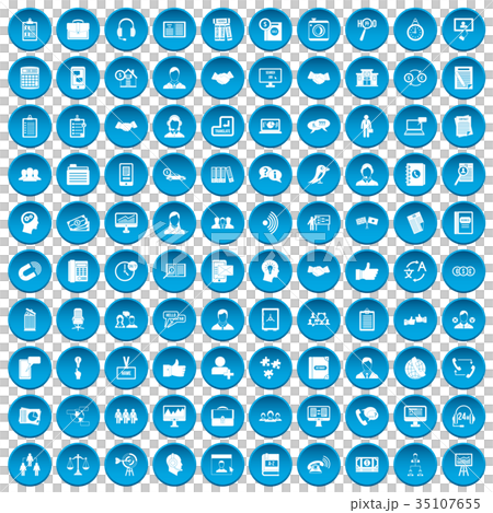 100 discussion icons set blue 100 discussion icons set blue 35107655