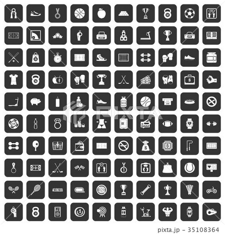 100 basketball icons set black 100 basketball icons set black 35108364