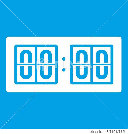 Scoreboard icon white Scoreboard icon white 35108536