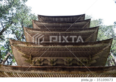 国宝 羽黒山五重塔 35109073