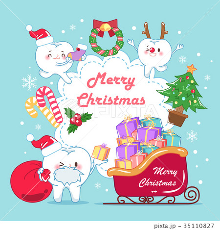 tooth with merry christmas tooth with merry christmas 35110827