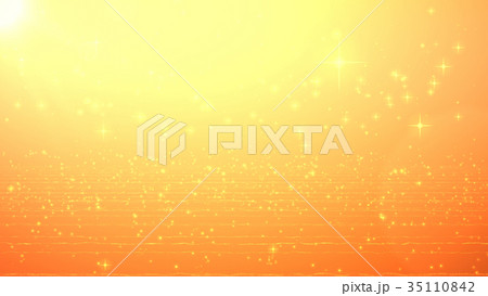 Golden glowing star particle bounce on gold, bokeh Golden glowing star particle bounce on gold, bokeh 35110842