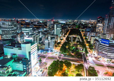 《愛知県》名古屋・栄の夜景 35112692