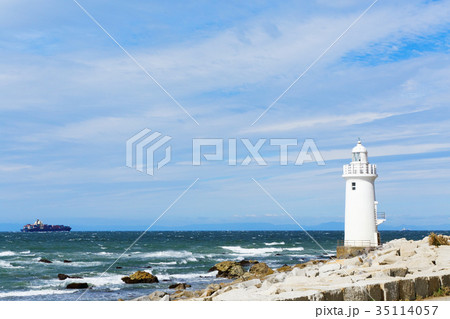 渥美半島　伊良湖岬灯台 35114057