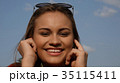 Female Listening To Music 35115411
