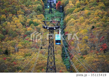 9月 大雪山層雲峡04黒岳ロープウエイと紅葉 9月 大雪山層雲峡04黒岳ロープウエイと紅葉 35115419