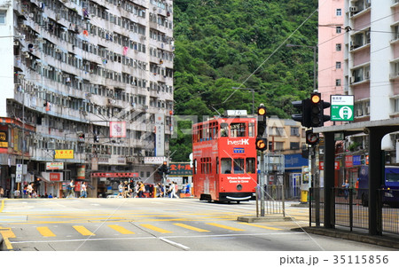 香港　トラム 35115856