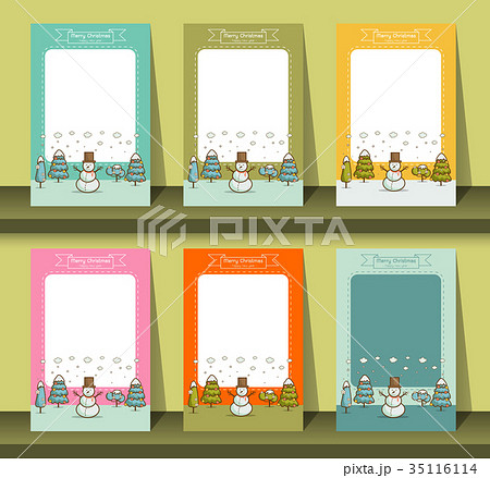 merry christmas and happy new year card   35116114
