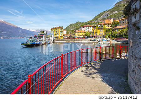 Varenna town with view of Lake Como in Lecco 35117412