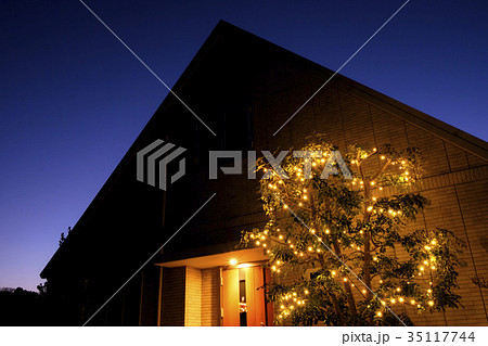 戸建てのイルミネーション2 35117744