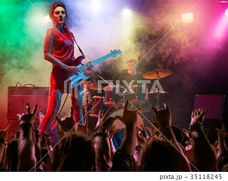 Rock concert at the club. Rock concert at the club. 35118245