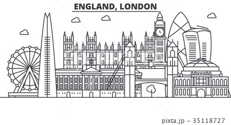 England, London architecture line skyline 35118727