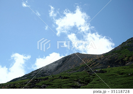 9月の乗鞍岳（撮影地：乗鞍、肩の小屋） 35118728