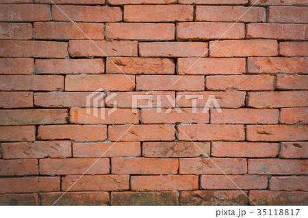 old red brick wall texture for background old red brick wall texture for background 35118817