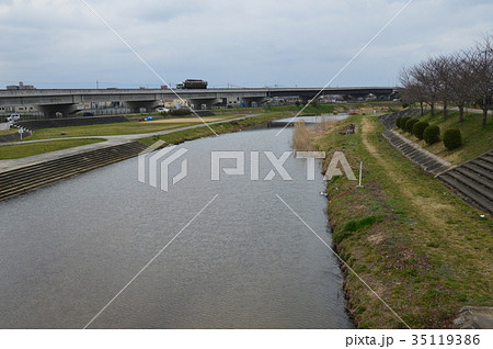 大和川（奈良県桜井市） 35119386