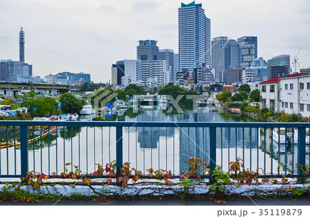 横浜市神奈川区 竜宮橋から見たヨコハマポートサイド地区遠景 横浜市神奈川区 竜宮橋から見たヨコハマポートサイド地区遠景 35119879
