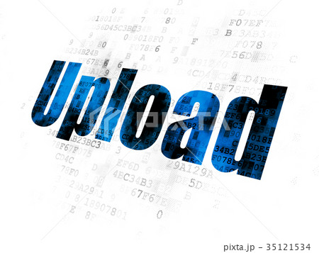 Web development concept: Upload on Digital 35121534