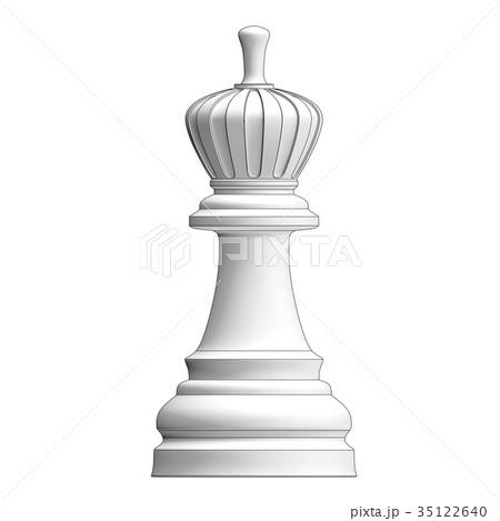 isolated chess piece 3d illustration isolated chess piece 3d illustration 35122640