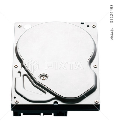 Hard disk on white background. Hard disk on white background. 35124498
