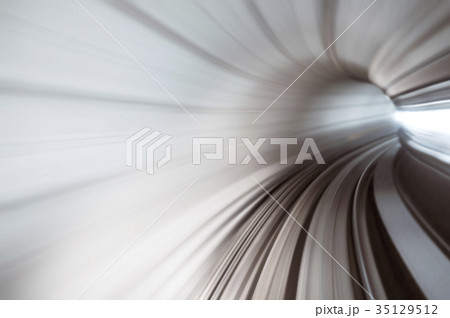 tunnel in high speed view tunnel in high speed view 35129512