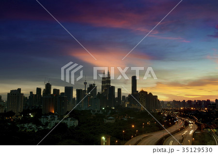 Kuala Lumpur night Kuala Lumpur night 35129530