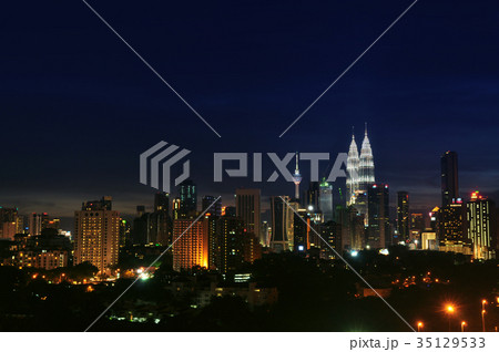 Kuala Lumpur night landscape Kuala Lumpur night landscape 35129533