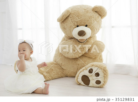 赤ちゃん ベビー クマのぬいぐるみ 35129831