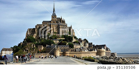 フランス　モンサンミッシェル-1 城塞　2013.06撮影 35130506