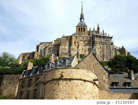 モンサンミッシェル-3 砦　大砲もある 35130507