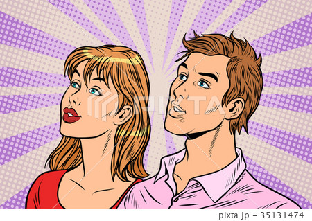 Beautiful couple man and woman 35131474