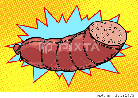 boiled sausage, farm product 35131475