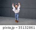 model child hip-hop.baby in a baseball cap. 35132861