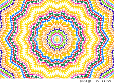 Abstract colorful triangles pattern Abstract colorful triangles pattern 35133159