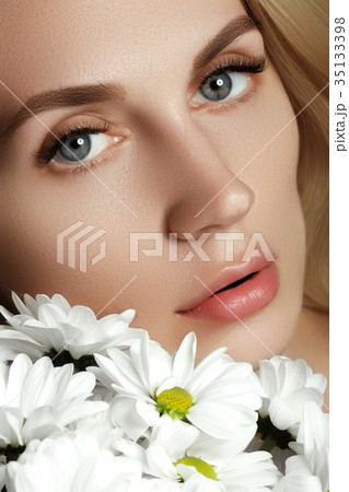 Beautiful young woman. Beauty, fashion. Makeup 35133398