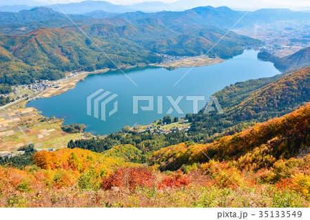 木崎湖（秋） 35133549