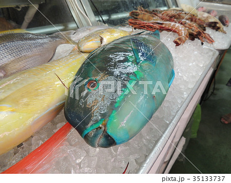 牧志公設市場のイラブチャー(Okinawa) 牧志公設市場のイラブチャー(Okinawa) 35133737