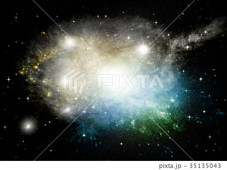 galaxy in a free space 35135043