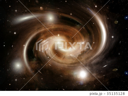 galaxy in a free space 35135128