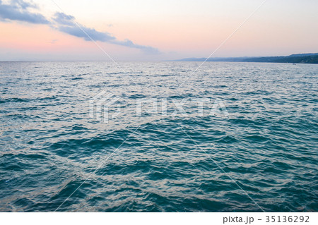 Sea view in the early morning. Marine background  35136292