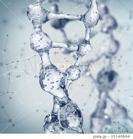 DNA molecules on the science background. 35140694