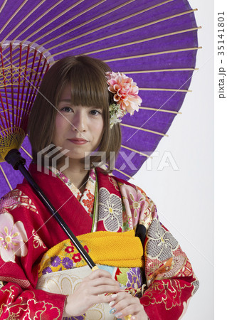 振袖 着物 女性 振袖 着物 女性 35141801