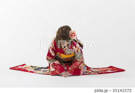 振袖 着物 女性 振袖 着物 女性 35142272