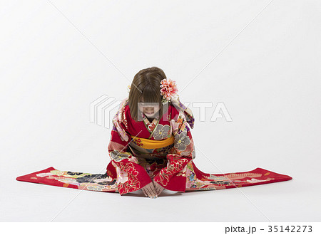 振袖 着物 女性 振袖 着物 女性 35142273