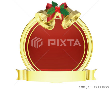 クリスマスフレーム素材 クリスマスフレーム素材 35143059