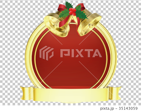 クリスマスフレーム素材 クリスマスフレーム素材 35143059